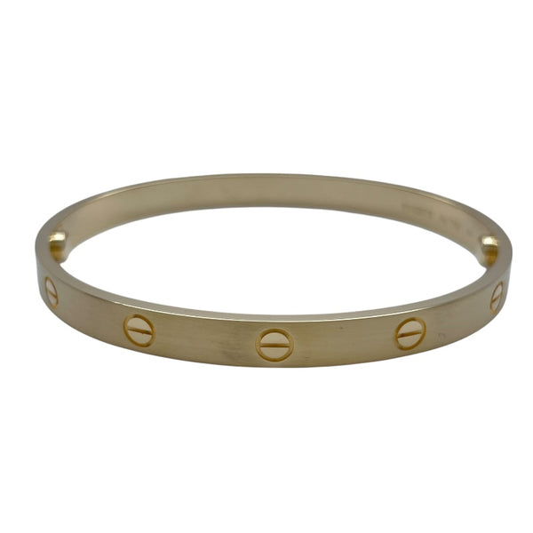 カルティエ Cartier ラブブレス ブラッシュ仕上げ ゴールド Au750 ジュエリー