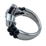 シャネル CHANEL コメットダイヤ/ブラックスピネルリング ホワイトゴールド Au750 ジュエリー