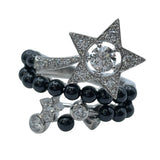 シャネル CHANEL コメットダイヤ/ブラックスピネルリング ホワイトゴールド Au750 ジュエリー