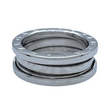 ブルガリ BVLGARI ビーゼロワンリング 3バンド (S) ホワイトゴールド 750 ジュエリー