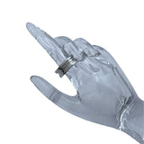 ブルガリ BVLGARI ビーゼロワンリング 3バンド (S) ホワイトゴールド 750 ジュエリー