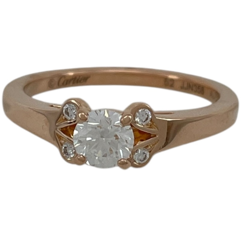 カルティエ Cartier バレリーナソリテールダイヤリング ピンクゴールド Au750 ダイヤモンド ジュエリー