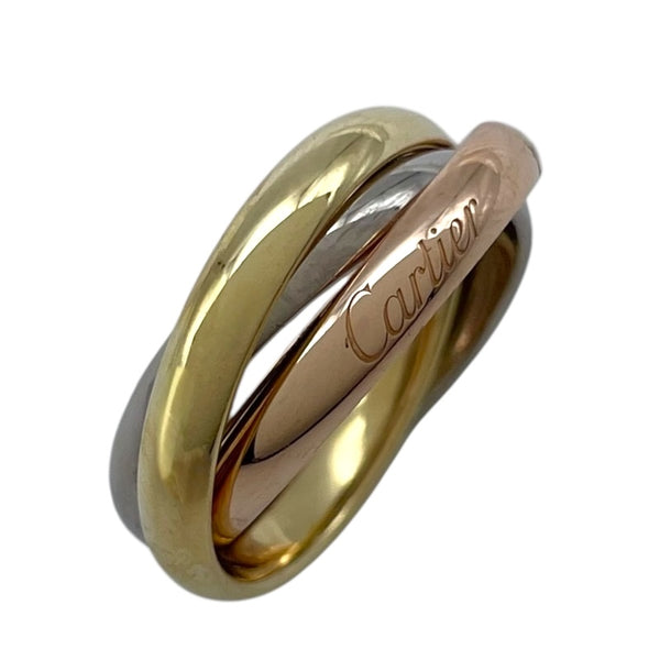 カルティエ Cartier クラシック トリニティ リング ゴールドxピンクゴールドxホワイトゴールド 750 ジュエリー