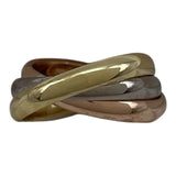 カルティエ Cartier クラシック トリニティ リング ゴールドxピンクゴールドxホワイトゴールド 750 ジュエリー