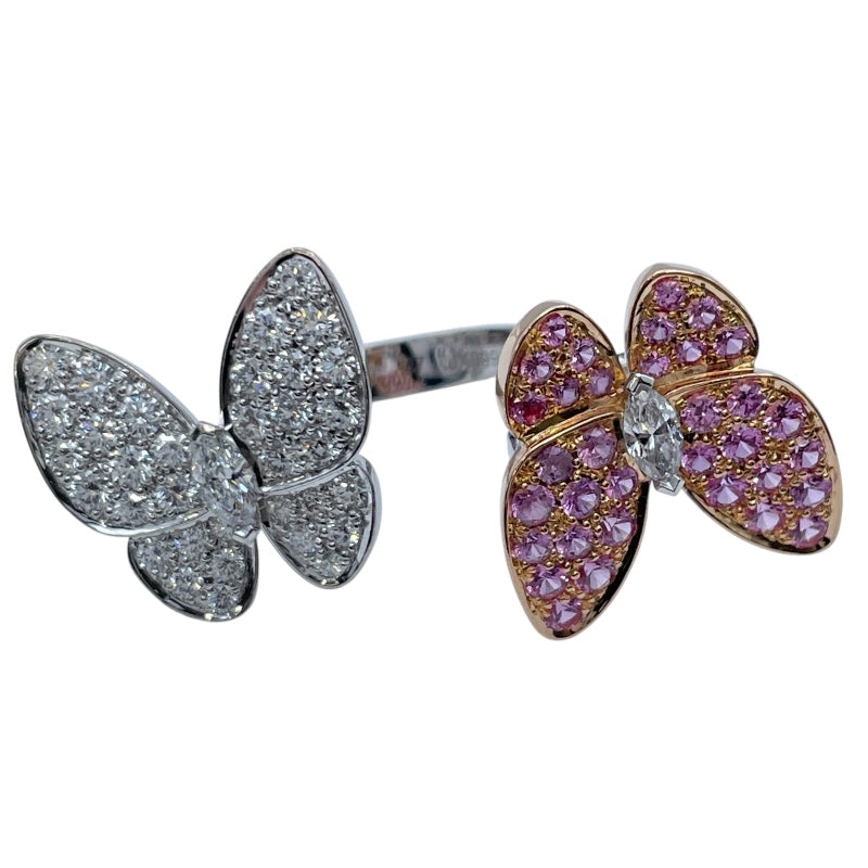 ヴァンクリーフ＆アーペル Van Cleef & Arpels ドゥパピヨンアントレレドアリング ホワイトゴールドxピンクゴールド Au750 ジュエリー