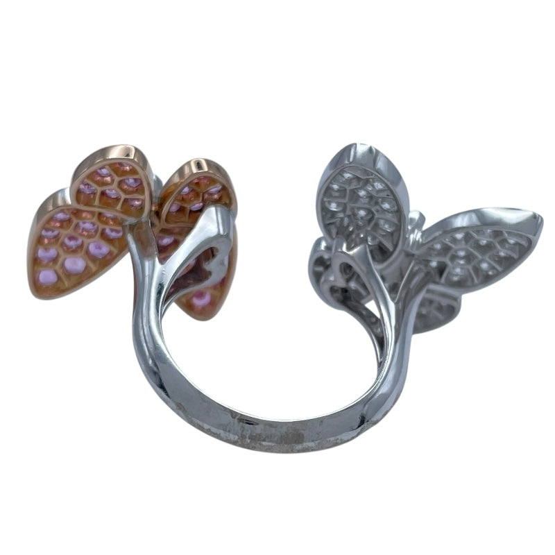 ヴァンクリーフ＆アーペル Van Cleef & Arpels ドゥパピヨンアントレレドアリング ホワイトゴールドxピンクゴールド Au750 ジュエリー