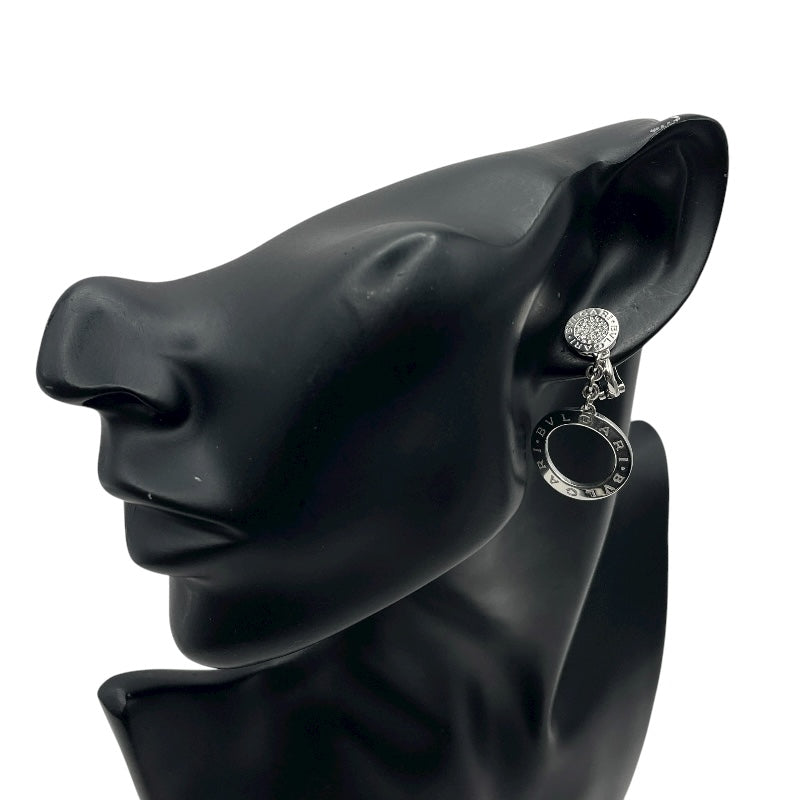 ブルガリ BVLGARI ブルガリブルガリオープンワークダイヤピアス ホワイトゴールド 750 ジュエリー