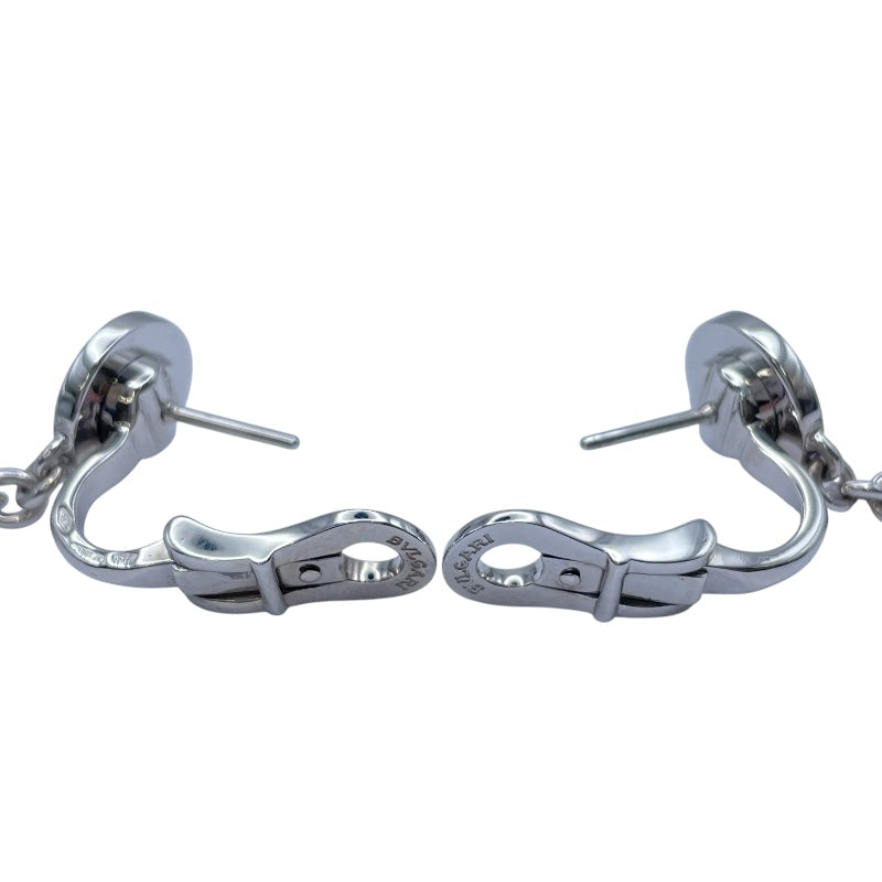 ブルガリ BVLGARI ブルガリブルガリオープンワークダイヤピアス ホワイトゴールド 750 ジュエリー