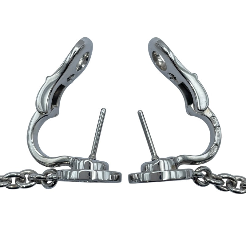 ブルガリ BVLGARI ブルガリブルガリオープンワークダイヤピアス ホワイトゴールド 750 ジュエリー