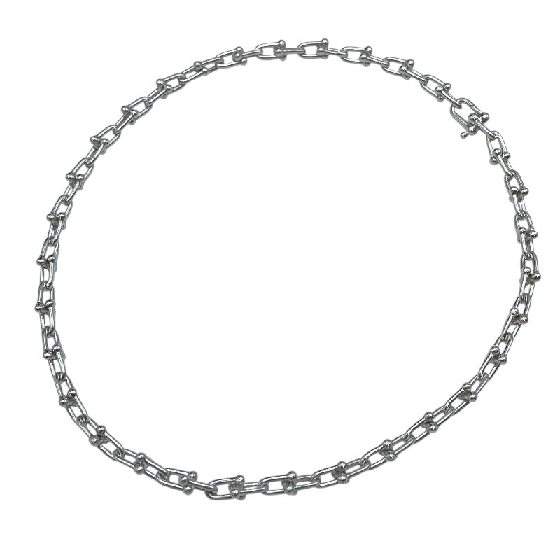 ティファニー TIFFANY＆CO ハードウェア スモールリンク ネックレス シルバー Ag925 ジュエリー