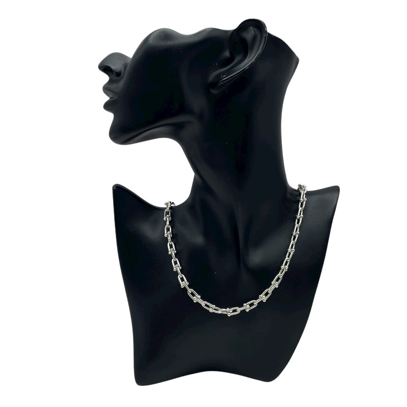 ティファニー TIFFANY＆CO ハードウェア スモールリンク ネックレス シルバー Ag925 ジュエリー