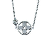 ルイ・ヴィトン LOUIS VUITTON パンダンティフ モノグラム イディールクール ネックレス ホワイトゴールド Au750 ジュエリー