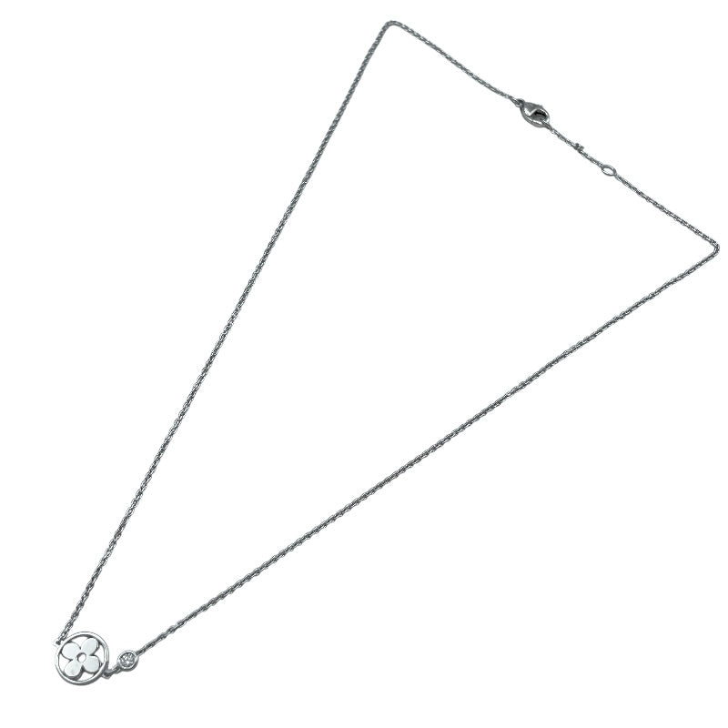 ルイ・ヴィトン LOUIS VUITTON パンダンティフ モノグラム イディールクール ネックレス ホワイトゴールド Au750 ジュエリー