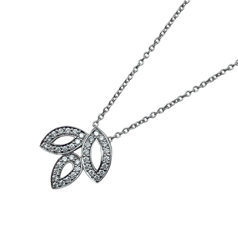 ハリーウィンストン HARRY WINSTON リリークラスターミニダイヤネックレス プラチナ Pt950 ジュエリー