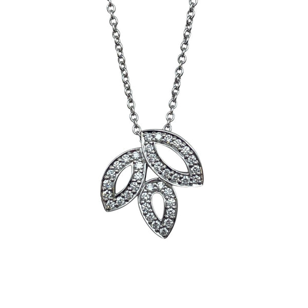 ハリーウィンストン HARRY WINSTON リリークラスターミニダイヤネックレス プラチナ Pt950 ジュエリー