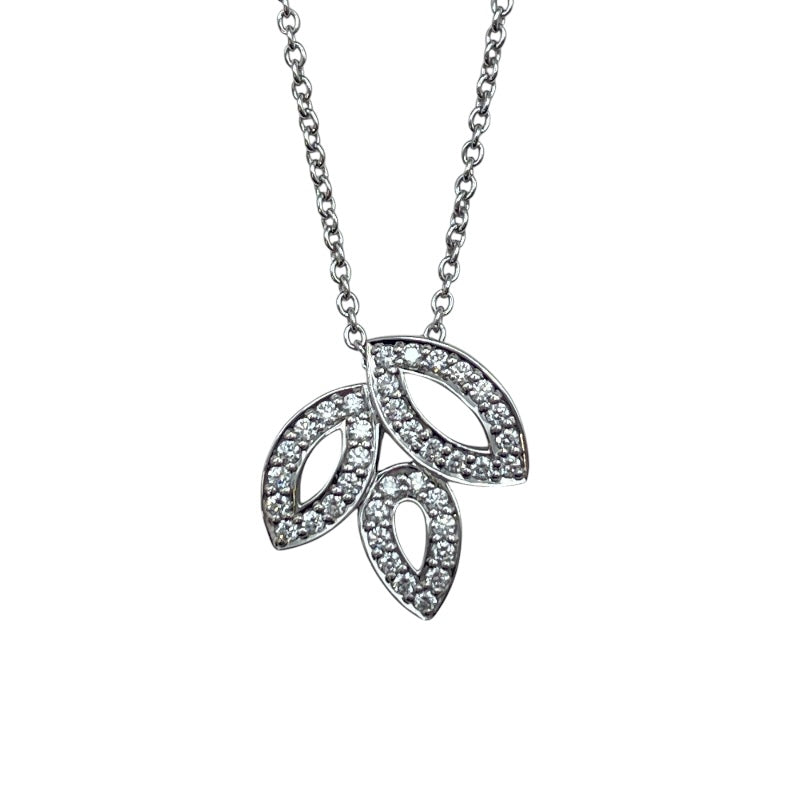 ハリーウィンストン HARRY WINSTON リリークラスターミニダイヤネックレス プラチナ Pt950 ジュエリー