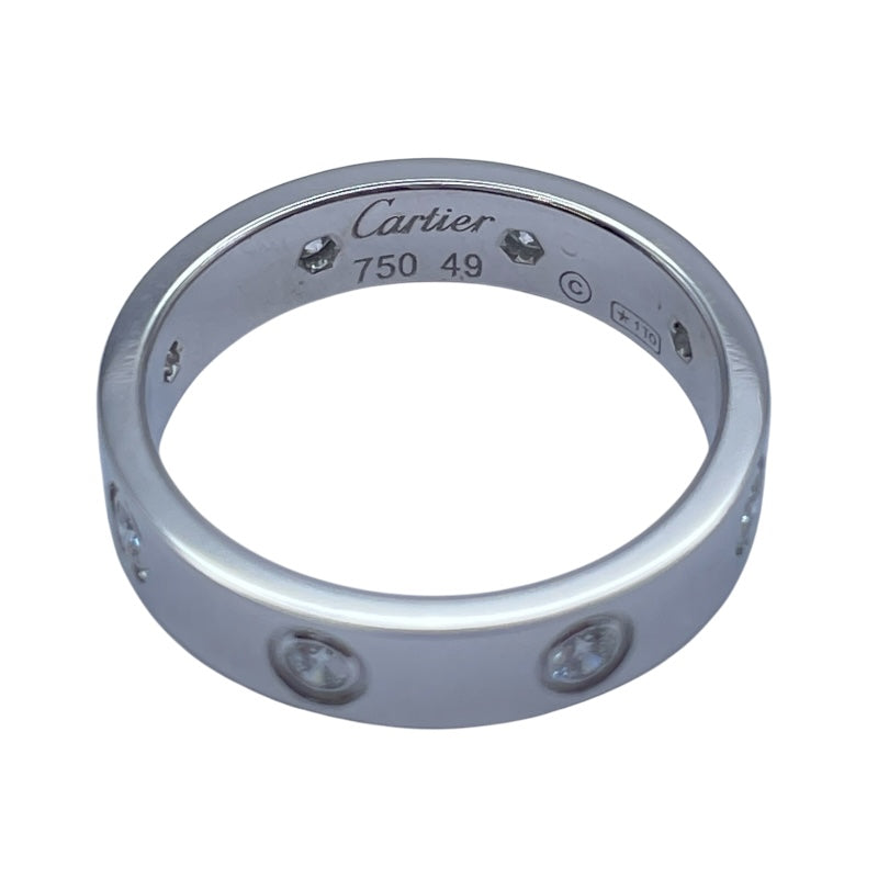 カルティエ Cartier ミニラブリング フルダイヤ(8P) ホワイトゴールド 750 ダイヤモンド ジュエリー