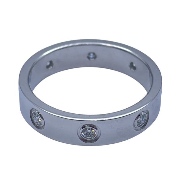 カルティエ Cartier ミニラブリング フルダイヤ(8P) ホワイトゴールド 750 ダイヤモンド ジュエリー