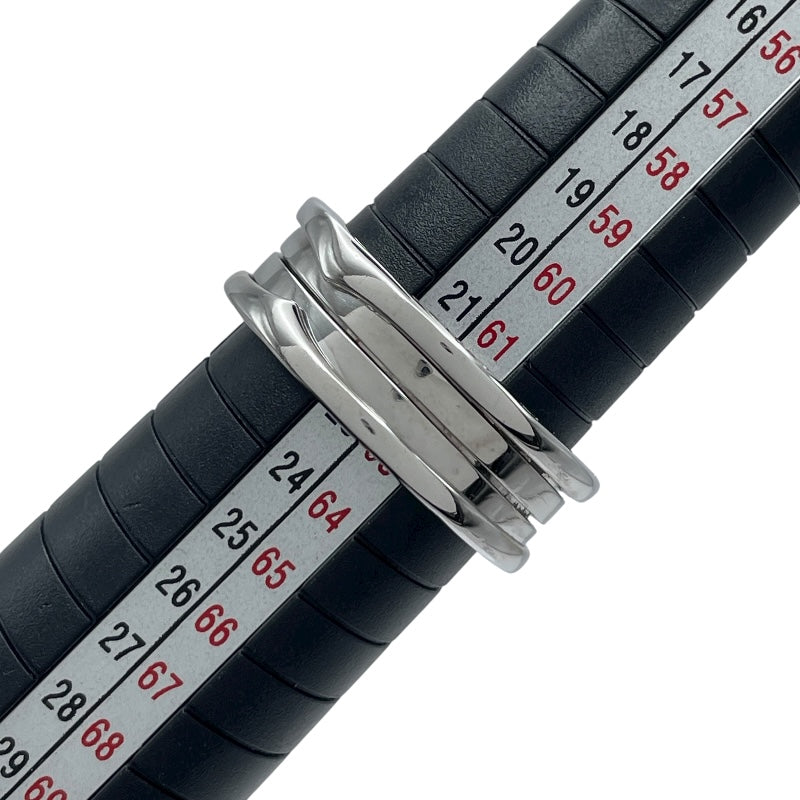 ブルガリ BVLGARI ビーゼロワンリング3バンド(S) ホワイトゴールド 750 ジュエリー