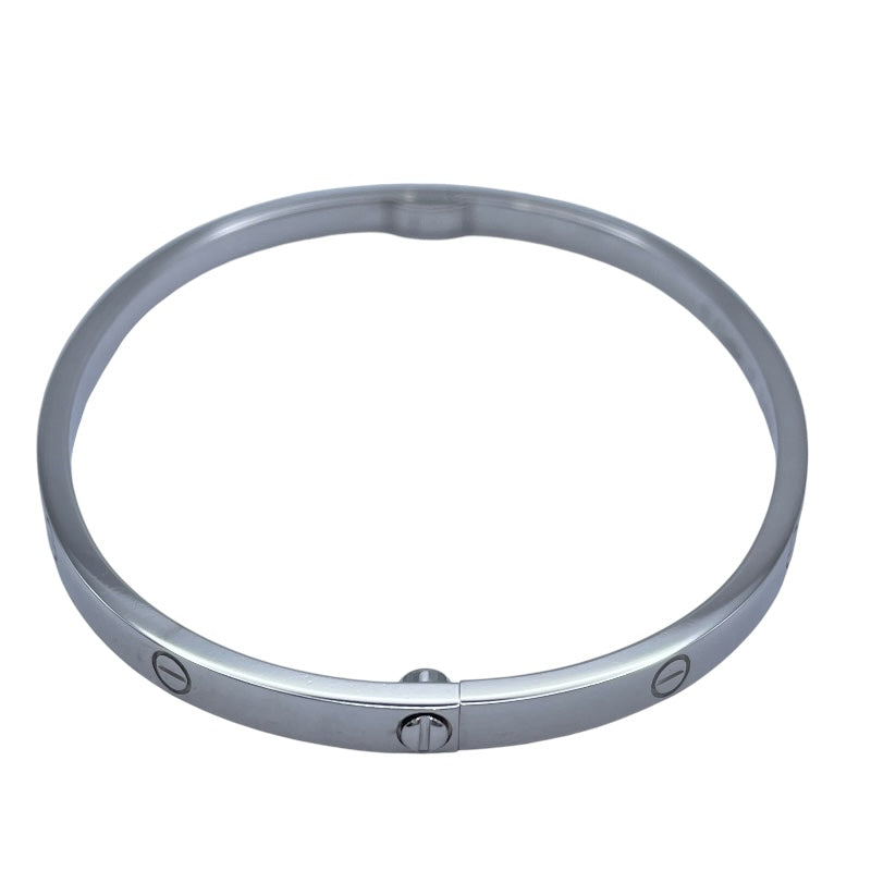 カルティエ Cartier ラブブレスSM ホワイトゴールド Au750 ジュエリー