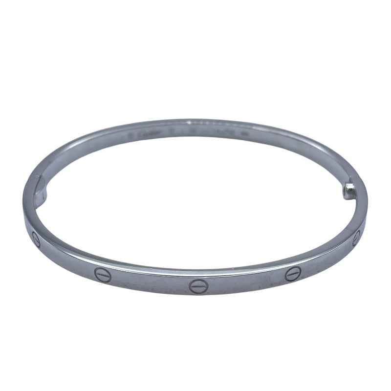 カルティエ Cartier ラブブレスSM ホワイトゴールド Au750 ジュエリー