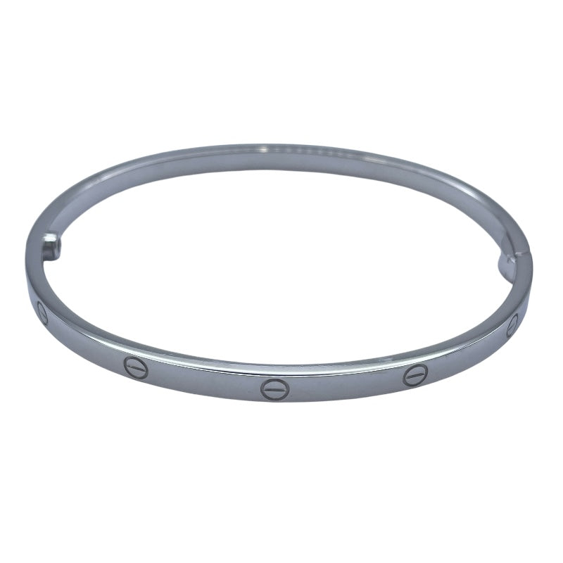 カルティエ Cartier ラブブレスSM ホワイトゴールド Au750 ジュエリー