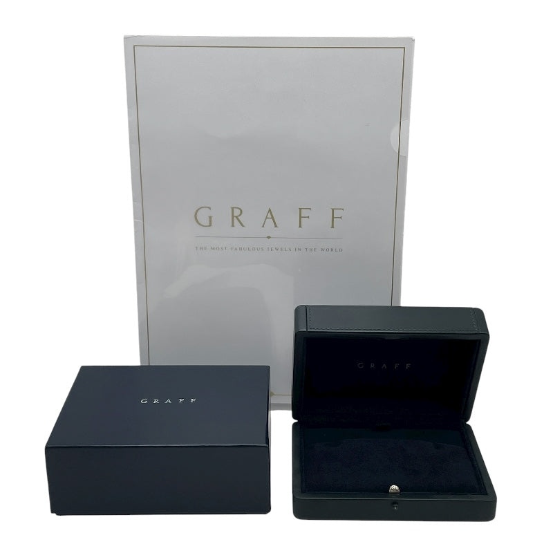 グラフ GRAFF ラウンドダイヤモンドクロスネックレス ホワイトゴールド Au750 ダイヤモンド ジュエリー