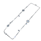 シャネル CHANEL ボダンドゥカメリアロングネックレス ホワイトゴールド 750 シェル ジュエリー