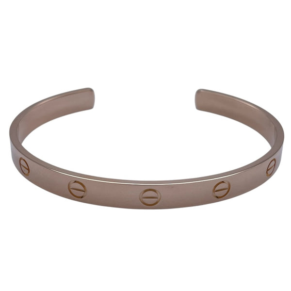 カルティエ Cartier オーブンラブブレス ピンクゴールド Au750 ジュエリー