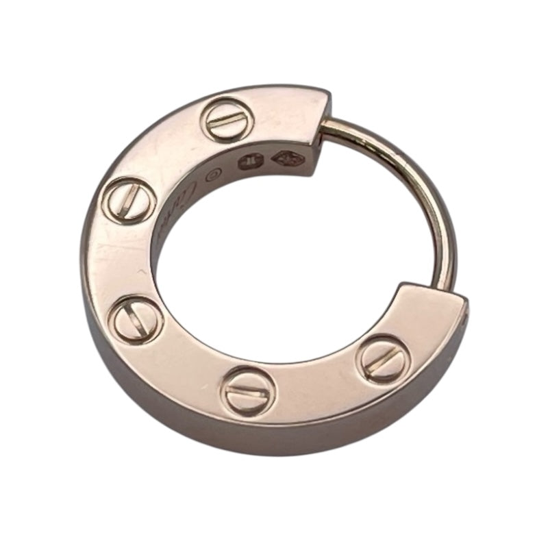 カルティエ Cartier ラブフープシングルピアス ピンクゴールド Au750 ジュエリー