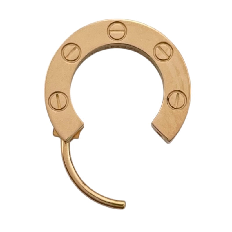カルティエ Cartier ラブフープシングルピアス ピンクゴールド
