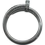 カルティエ Cartier ジュストアンクルダイヤリングダブル ホワイトゴールド Au750 ジュエリー