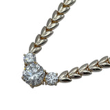 3Pダイヤネックレス ゴールド K18 ジュエリー