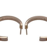 カルティエ Cartier ラブフープピアスハーフダイヤ(3P) ピンクゴールド Au750 ジュエリー