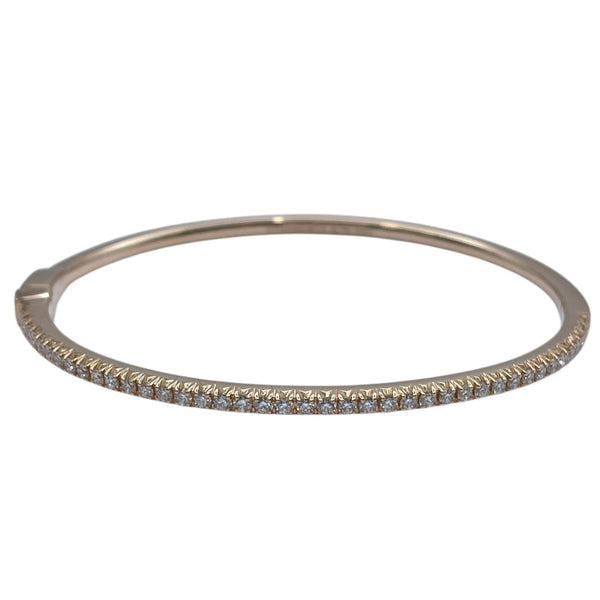 ティファニー TIFFANY＆CO メトロヒンジダイヤバングル ピンクゴールド Au750 ジュエリー