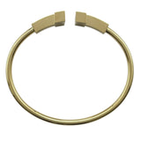 ティファニー TIFFANY＆CO Tワイヤーワイドバングル ゴールド Au750 ジュエリー