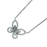 グラフ GRAFF ミニバタフライシルエットダイヤネックレス ホワイトゴールド Au750 ジュエリー