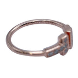 ティファニー TIFFANY＆CO Tワイヤーダイヤリング ピンクゴールド Au750 ジュエリー