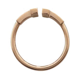 ティファニー TIFFANY＆CO Tワイヤーダイヤリング ピンクゴールド Au750 ジュエリー