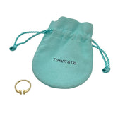 ティファニー TIFFANY＆CO Tワイヤーリング イエローゴールド ジュエリー