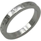 ブルガリ BVLGARI ダブルロゴ リング プラチナ Pt950 ジュエリー