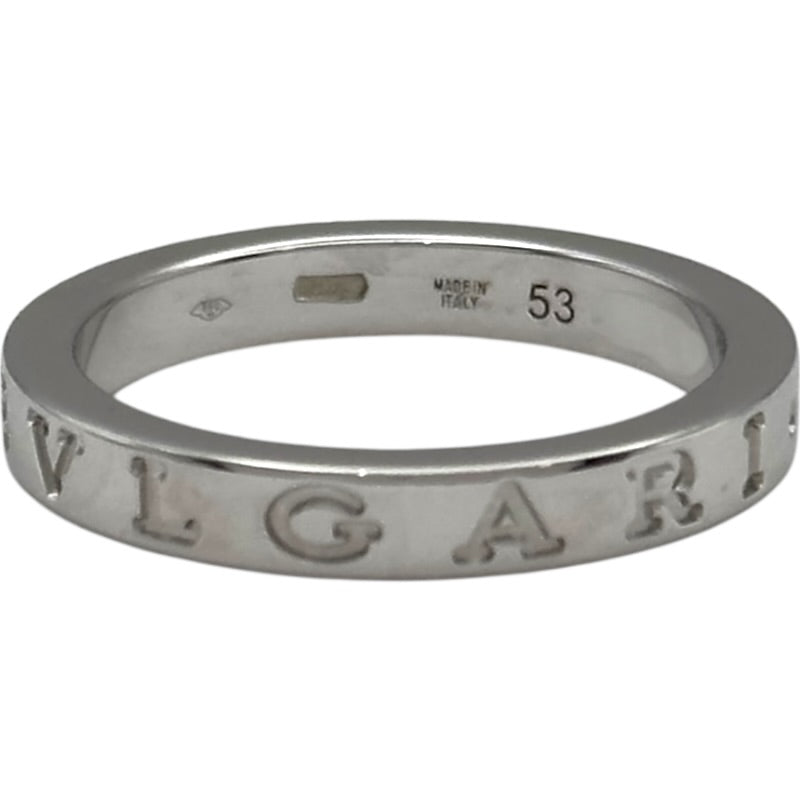 ブルガリ BVLGARI ダブルロゴ リング プラチナ Pt950 ジュエリー