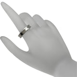 ブルガリ BVLGARI ビーゼロワン リング 1バンド(XS) ホワイトゴールド 750 ジュエリー