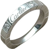 カルティエ Cartier ラニエールリング 2Pダイヤ ホワイトゴールド 750 ジュエリー