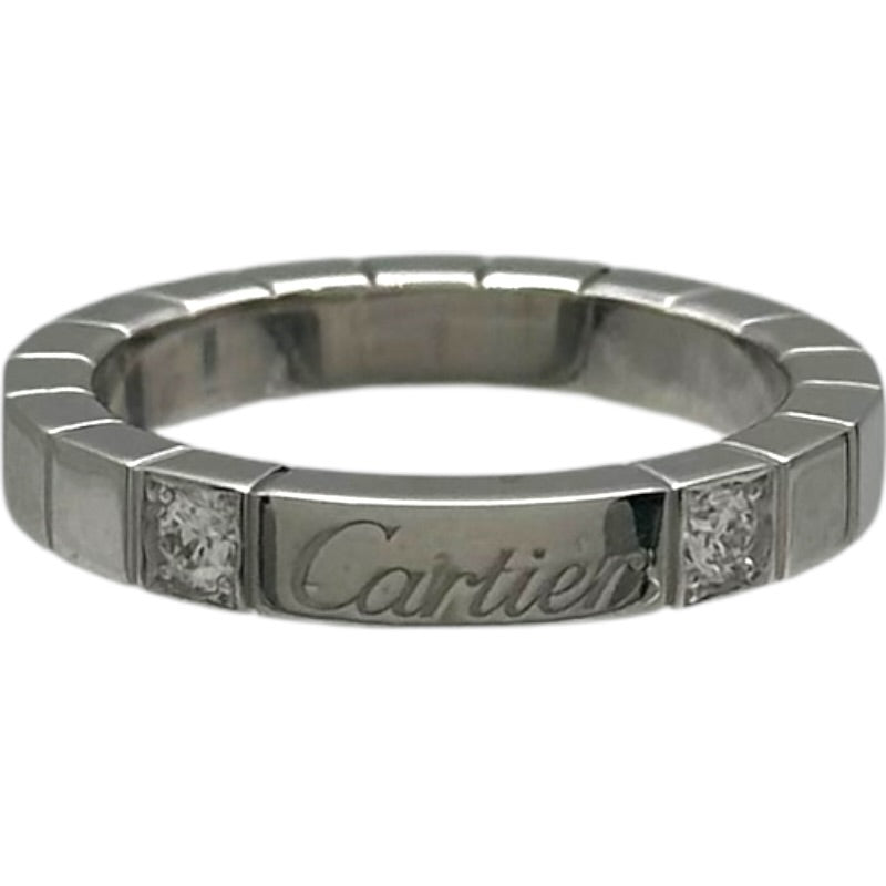 カルティエ Cartier ラニエールリング 2Pダイヤ ホワイトゴールド 750