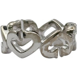 カルティエ Cartier Cハート ダイヤリング ホワイトゴールド Au750/ダイヤモンド ジュエリー