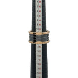 ブルガリ BVLGARI ビーゼロワン リング 4バンド(M) ピンクゴールド Au750/黒セラミック ジュエリー