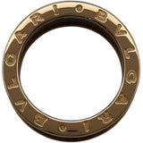 ブルガリ BVLGARI ビーゼロワン リング 4バンド(M) ピンクゴールド Au750/黒セラミック ジュエリー