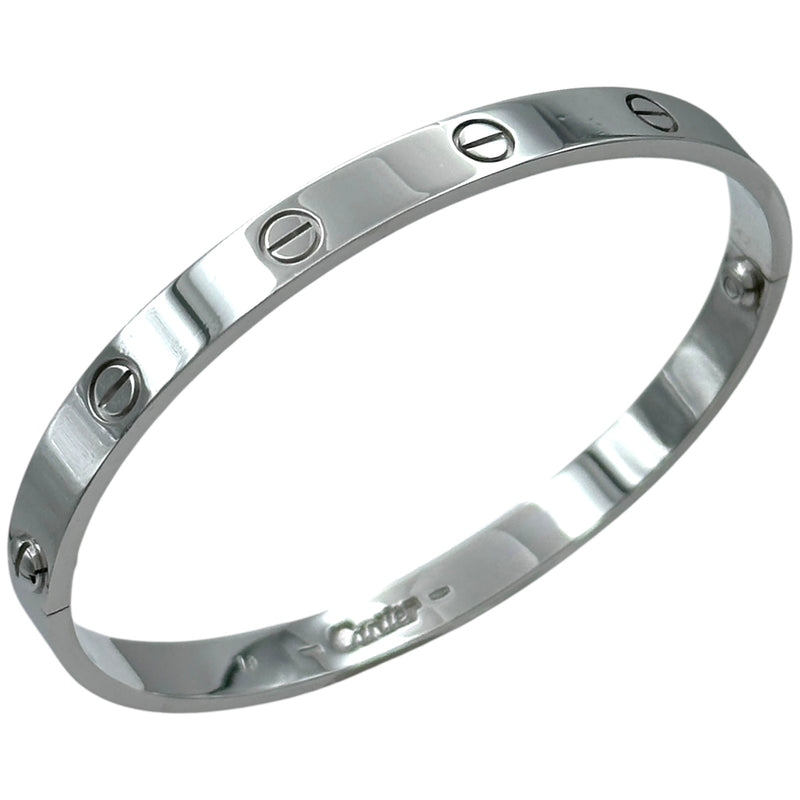 カルティエ Cartier ラブブレス ホワイトゴールド 750 ジュエリー