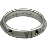 ティファニー TIFFANY＆CO アトラスxクローズドナロー ダイヤリング ホワイトゴールド Au750 ダイヤモンド ジュエリー